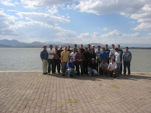 In front of Lake Zapotlan