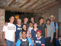 Group photo with the students from Guadalajara