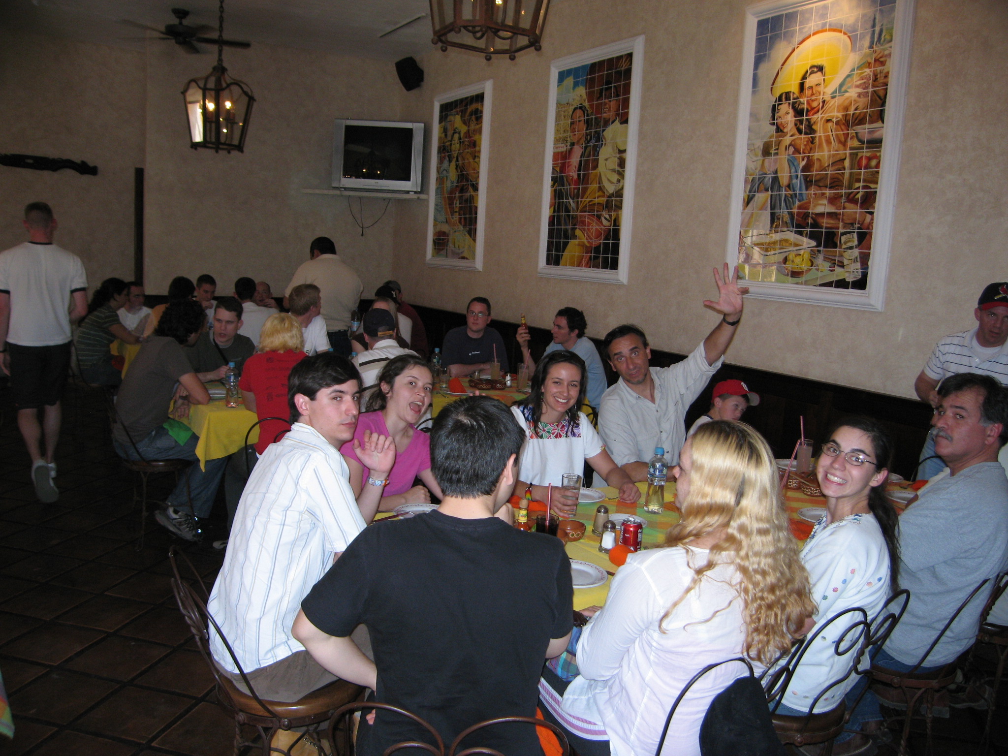 BYU and ITESO enjoy a nice lunch in Tequila during
		 site visits in Guadalajara.